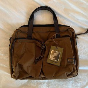 Filson Dryden Briefcase - Whiskey